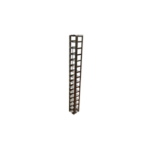 MCF-15-2-S - Vertical Rack for Mini 2" Boxes with Spring Lock, Holds 15 Boxes