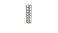 Crystal Industries - MCF-7-2 - Vertical Rack for Mini 2" Boxes, Holds 7 Boxes