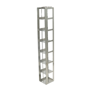 MCF-7-3 - Vertical Rack for Mini 3" Boxes, Holds 7 Boxes