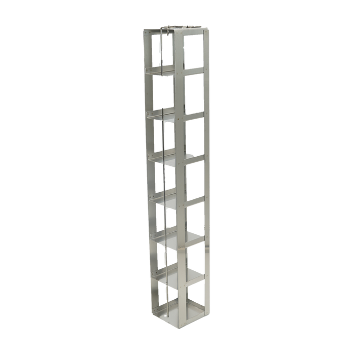 MCF-7-3 - Vertical Rack for Mini 3" Boxes, Holds 7 Boxes