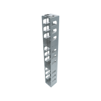 MCFA-12-2 - Aluminum Vertical Rack for Mini 2" Boxes, Holds 12 Boxes