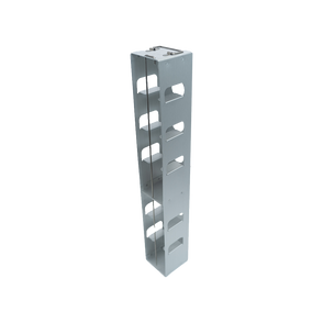MCFA-7-3 - Aluminum Vertical Rack for Mini 3" Boxes, Holds 7 Boxes