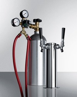 Accucold - KITSBCTWIN - Commercially Approved Dual tap Kit for Kombucha Dispensing