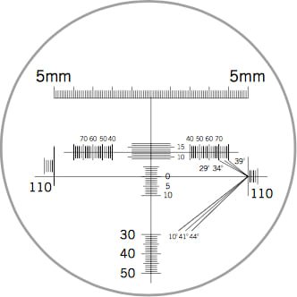 Motic Instruments - 1101001403101 - Diamond Proportion Analyzer Micrometer Eyepiece