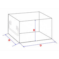 Crystal Industries - UFF-55 - Upright Freezer Rack for 32/8 Flipper JR Reversible Multi-Boxes, 5x5 Configuration