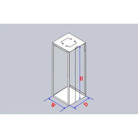 Crystal Industries - CFM-15 - Vertical Rack for 50-Cell 1.5ml Microtube Boxes