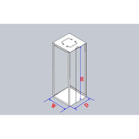 Crystal Industries - CF-13-2-S - Vertical Rack for 2" Boxes with Spring Lock, Holds 13 Boxes