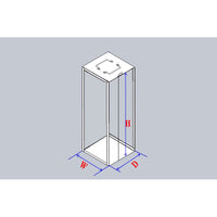 LR-6-3 - Vertical Half Rack for 3" Boxes, Holds 6 Boxes
