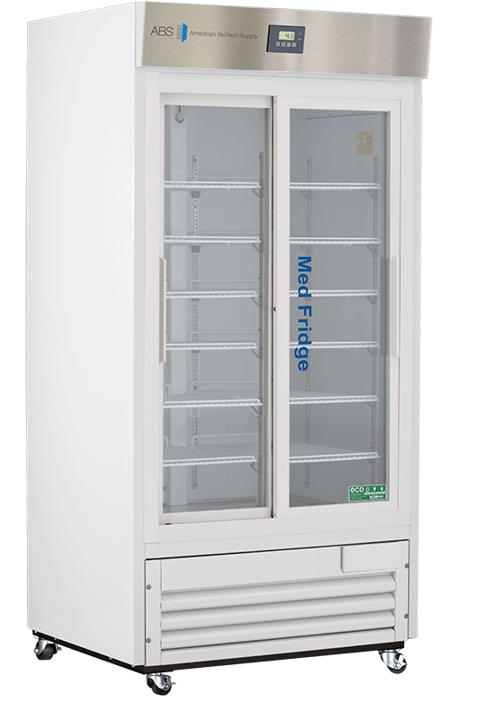 American Biotech Supply - PH-ABT-HC-33 - 33 Cu. Ft. Pharmacy Glass Door Refrigerator