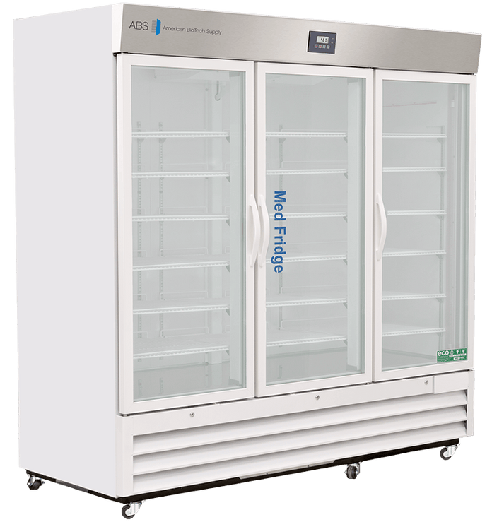 American Biotech Supply - PH-ABT-HC-72G - 72 Cu. Ft. Pharmacy Glass Door Refrigerator