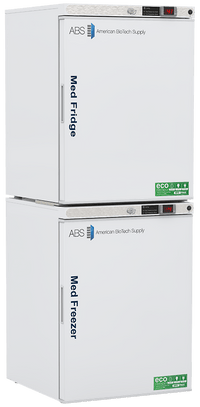 American Biotech Supply - PH-ABT-HC-RFC1020 - 10 Cu. Ft. Pharmacy Refrigerator and Freezer Combination