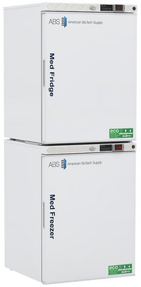 American Biotech Supply - PH-ABT-HC-RFC1020 - 10 Cu. Ft. Pharmacy Refrigerator and Freezer Combination