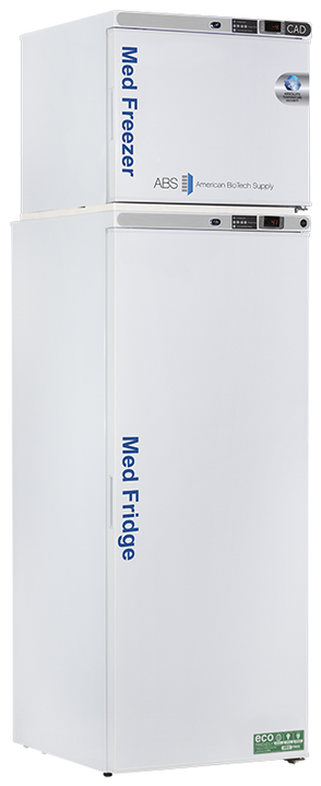 American Biotech Supply - PH-ABT-HC-RFC12A-CAD - 12 Cu. Ft. Premier Pharmacy/Vaccine Refrigerator and Freezer Combination with Controlled Auto Defrost Freezer