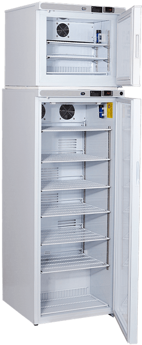 American Biotech Supply - PH-ABT-HC-RFC12A - 12 Cu. Ft. Pharmacy Refrigerator and Auto Defrost Freezer Combination