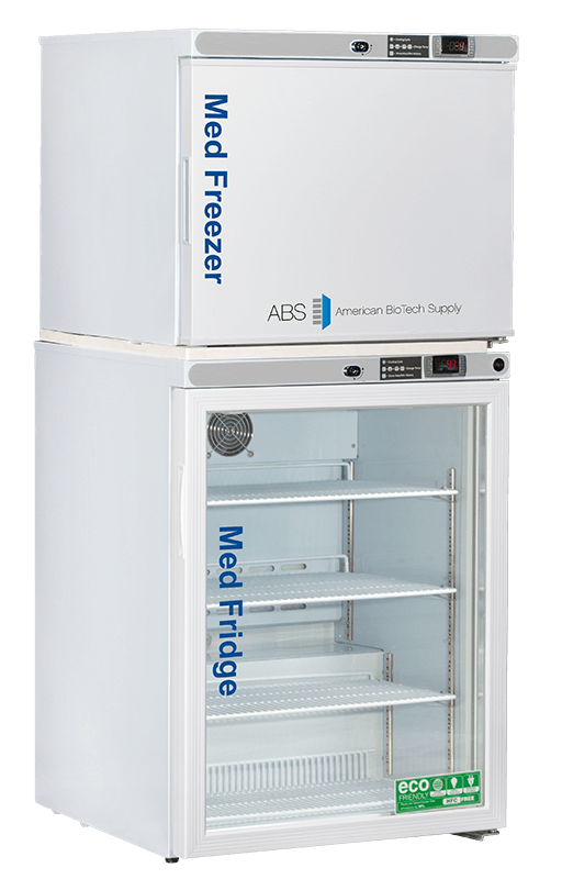 American Biotech Supply - PH-ABT-HC-RFC7 - 7 Cu. Ft. Pharmacy Refrigerator and Freezer Combination