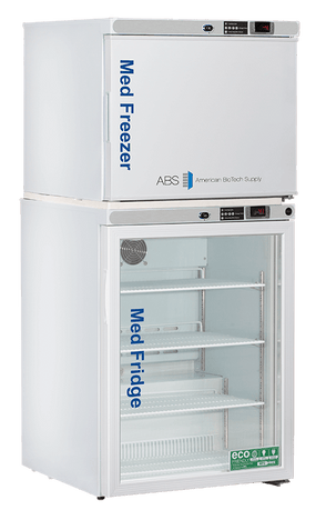 American Biotech Supply - PH-ABT-HC-RFC7A - 7 Cu. Ft. Pharmacy Refrigerator and Auto Defrost Freezer Combination