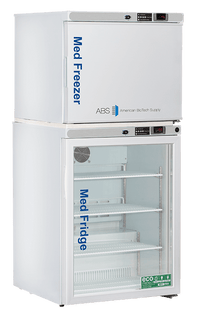 American Biotech Supply - PH-ABT-HC-RFC7A - 7 Cu. Ft. Pharmacy Refrigerator and Auto Defrost Freezer Combination