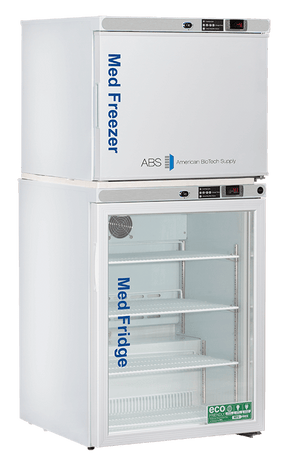 American Biotech Supply - PH-ABT-HC-RFC7A - 7 Cu. Ft. Pharmacy Refrigerator and Auto Defrost Freezer Combination