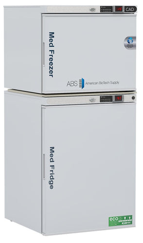 American Biotech Supply - PH-ABT-HC-RFC7SA-CAD - 7 Cu. Ft. Pharmacy Refrigerator and Controlled Auto Defrost Freezer Combination