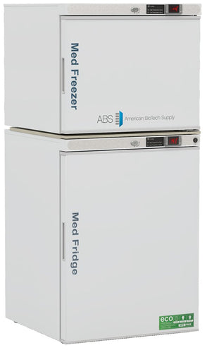 American Biotech Supply - PH-ABT-HC-RFC7SA - 7 Cu. Ft. Pharmacy Refrigerator and Auto Defrost Freezer Combination