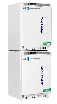 American Biotech Supply - PH-ABT-HC-RFC9-LH - 9 Cu. Ft. Pharmacy Refrigerator and Freezer Combination, Left Hinged