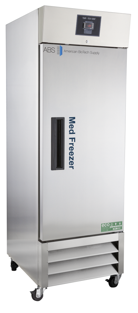 American Biotech Supply - PH-ABT-HC-SSP-23FA3 - 23 Cu. Ft. Premier Stainless Steel Auto Defrost Pharmacy Freezer (-22°F Operation)