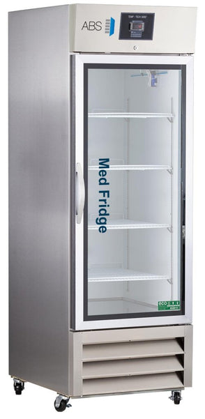 American Biotech Supply - PH-ABT-HC-SSP-23G - 23 Cu. Ft. Glass Door Stainless Steel Pharmacy Refrigerator