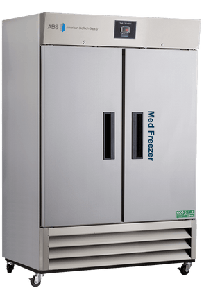 American Biotech Supply - PH-ABT-HC-SSP-49FA - 49 Cu. Ft. Solid Door Stainless Steel Pharmacy Freezer Auto Defrost (-4°F Operation)