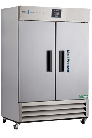American Biotech Supply - PH-ABT-HC-SSP-49FA - 49 Cu. Ft. Solid Door Stainless Steel Pharmacy Freezer Auto Defrost (-4°F Operation)
