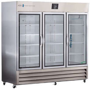 American Biotech Supply - PH-ABT-HC-SSP-72G - 72 Cu. Ft. Premier Glass Door Stainless Steel Pharmacy Refrigerator