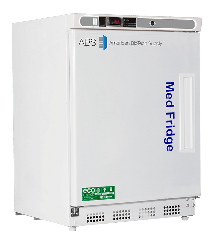 American Biotech Supply - PH-ABT-HC-UCBI-0404-LH - 4.6 Cu. Ft. Pharmacy Undercounter Built-In Refrigerator, Left Hinged