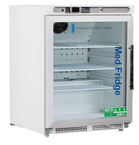 American Biotech Supply - PH-ABT-HC-UCBI-0404G-ADA-LH - 4.6 Cu. Ft. Pharmacy Undercounter Built-In Refrigerator, ADA-Left Hinged
