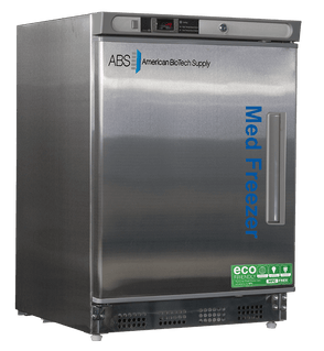 American Biotech Supply - PH-ABT-HC-UCBI-0420SS-LH - 4.2 Cu. Ft. Pharmacy Undercounter Built-In Freezer, Left Hinged - Stainless Steel