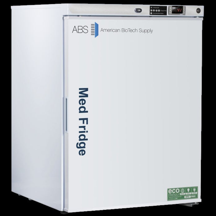 American Biotech Supply - PH-ABT-HC-UCFS-0504 - 5.2 Cu. Ft. Capacity Premier Solid Door Pharmacy/Vaccine Undercounter Refrigerator Freestanding