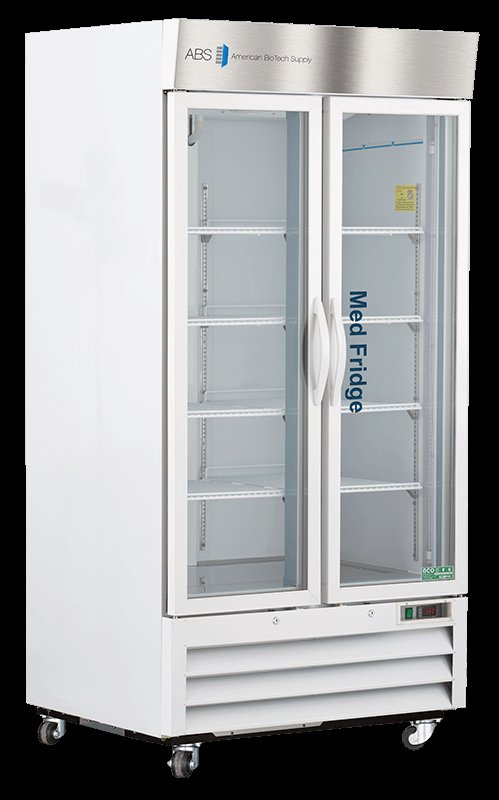 American Biotech Supply - PH-ABT-HC-S36G - 36 Cu. Ft. Standard Pharmacy Glass Door Refrigerators