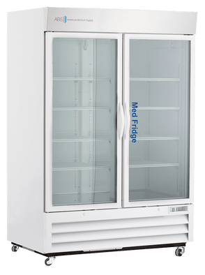 American Biotech Supply - PH-ABT-HC-S49G - 49 Cu. Ft. Swing Glass Door Upright Pharmacy Refrigerator