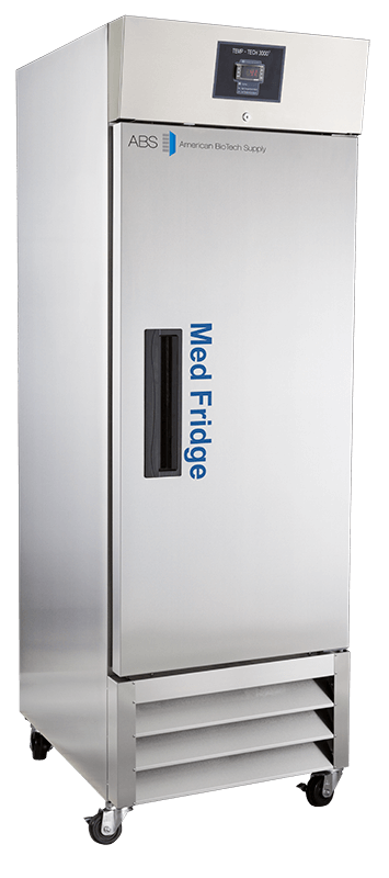 American Biotech Supply - PH-ABT-HC-SSP-23 - 23 Cu. Ft. Pharmacy Stainless Steel Pharmacy Refrigerator