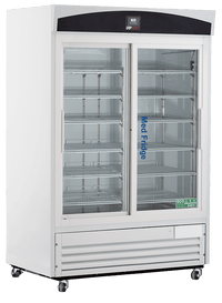 Lab Research Products (LRP) - PH-LRP-HC-47G - 47 Cu. Ft. Plus Series Pharmacy/Vaccine Sliding Glass Door Refrigerator
