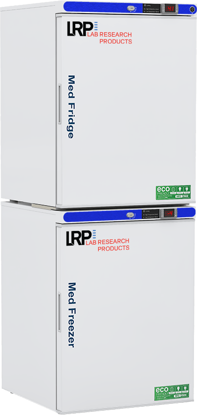 Lab Research Products (LRP) - PH-LRP-HC-RFC1020 - 10 Cu. Ft. Pharmacy Refrigerator & Freezer (-20°C Operation) Solid Door Combination