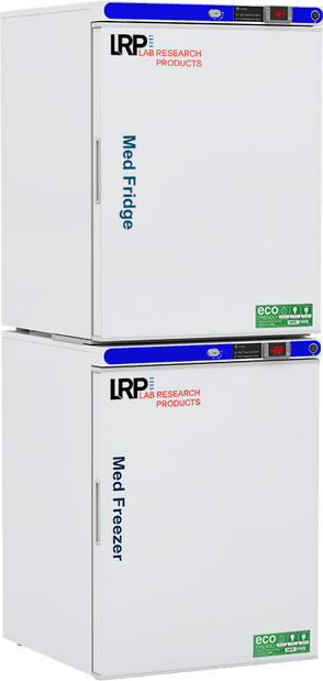 Lab Research Products (LRP) - PH-LRP-HC-RFC1030 - 10 Cu. Ft. Pharmacy Solid Door Refrigerator & Freezer (-30°C Operation) Combination