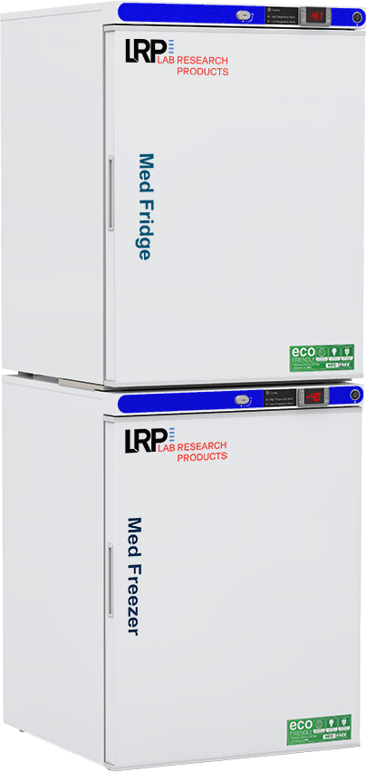 Lab Research Products (LRP) - PH-LRP-HC-RFC1040 - 10 Cu. Ft. Pharmacy Solid Door Refrigerator & Freezer (-40°C Operation) Combination