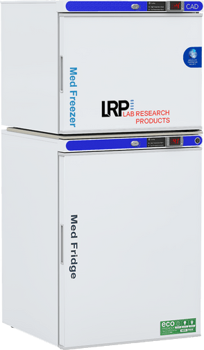 Lab Research Products - PH-LRP-HC-RFC7SA-CAD - 7 Cu. Ft. Pharmacy Refrigerator & Controlled Auto Defrost Freezer Solid Door Combination