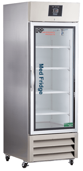 Lab Research Products (LRP) - PH-LRP-HC-SSP-23G - 23 Cu. Ft. Plus Series Glass Door Stainless Steel Pharmacy Refrigerator