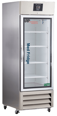 Lab Research Products (LRP) - PH-LRP-HC-SSP-23G - 23 Cu. Ft. Plus Series Glass Door Stainless Steel Pharmacy Refrigerator