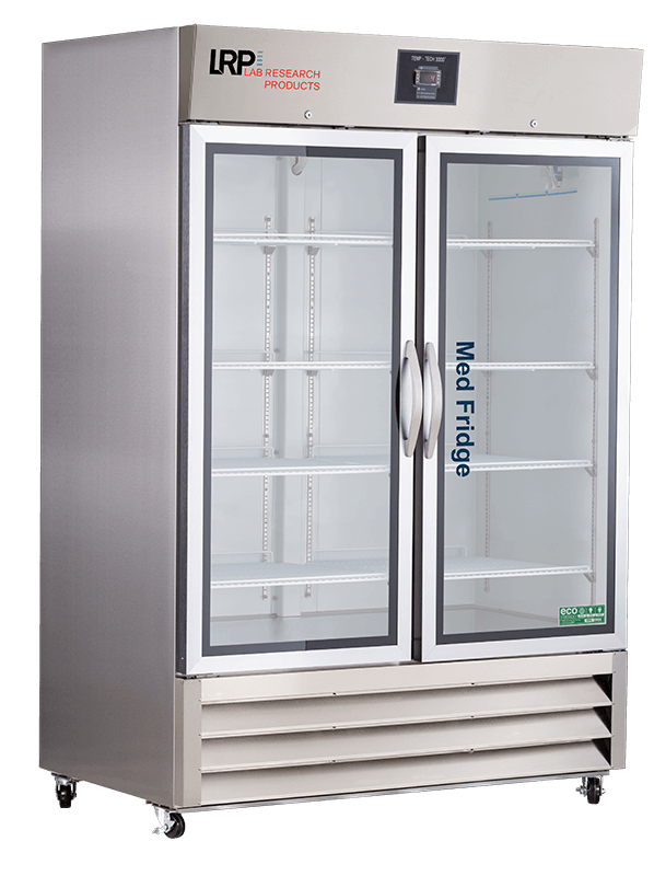 Lab Research Products (LRP) - PH-LRP-HC-SSP-49G - 49 Cu. Ft. Plus Series Glass Door Stainless Steel Pharmacy Refrigerator