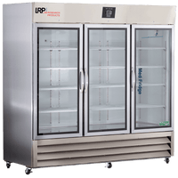 Lab Research Products - PH-LRP-HC-SSP-72G - 72 Cu. Ft. Plus Series Glass Door Stainless Steel Pharmacy Refrigerator