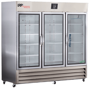 Lab Research Products - PH-LRP-HC-SSP-72G - 72 Cu. Ft. Plus Series Glass Door Stainless Steel Pharmacy Refrigerator