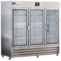 Lab Research Products (LRP) - PH-LRP-HC-SSP-72G - 72 Cu. Ft. Plus Series Glass Door Stainless Steel Pharmacy Refrigerator
