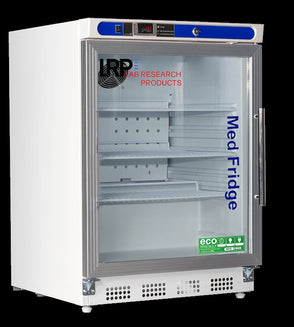 Lab Research Products - PH-LRP-HC-UCBI-0404G-LH - 4.6 Cu. Ft. Plus Series Pharmacy/Vaccine Undercounter Refrigerator, Built-In Glass Door, Left Hinged