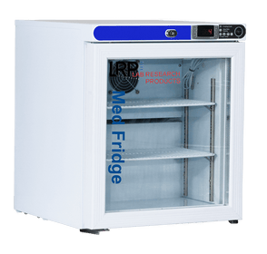 Lab Research Products (LRP) - PH-LRP-HC-UCFS-0104G-LH - 1 Cu. Ft. Plus Series Pharmacy/Vaccine Countertop Refrigerator Freestanding, Left Hinged